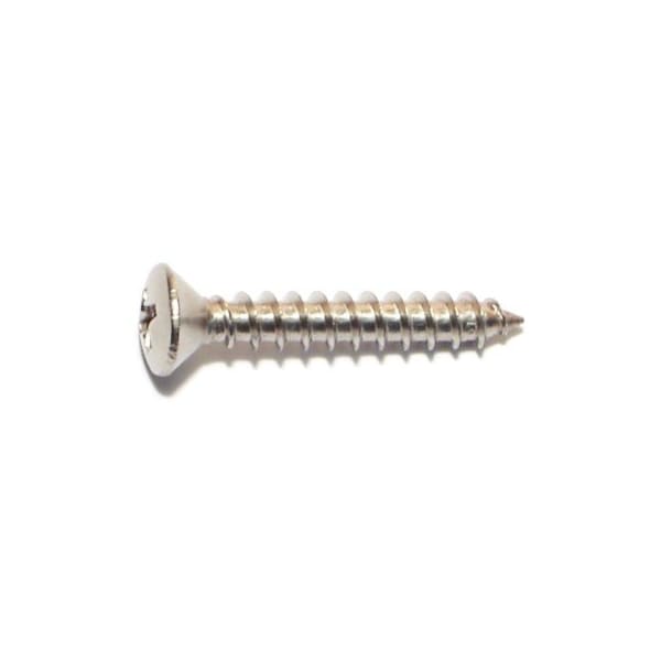 Midwest Fastener Sheet Metal Screw, #10 x 1-1/4 in, 18-8 Stainless Steel Oval Head Phillips Drive, 100 PK 05235 - main
